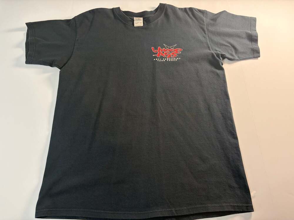 Vintage T.F.L. Whoop Ass Anti Terrorist Task Force Graphic T-Shirt